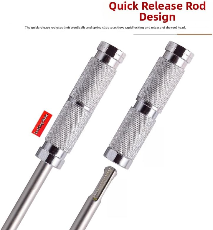 SDS Plus Extension Adapter with Shaft 12,Hole Saw Extension Tool Kit for Drill,SDS Plus to SDS Max Adapter Alloy Steel