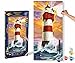 Produktbild Schipper 609220399 Malen nach Zahlen - Leuchtturm Roter Sand - Bilder malen für Erwachsene, inklusive Pinsel und Acrylfarben, 40 x 80 cm, Mehrfarbig, 40x80 cm