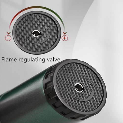 Encendedor Windproof 3 Llamas con Rueda Verde miniatura 4