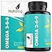 Price comparison product image Omega 3 6 9 Triple Strength Fish Oil + Flaxseed Oil & Sunflower Oil - EPA & DHA - High Strength 1000mg - Made in The UK - Omega369 in one softgel by NutriZing - Potent Essential Fatty Acids
