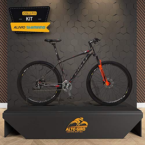 Bicicleta Colli F11 Kit Alivio Shimano Aro 29 Freio hidráulico Quadro 17'' 27V Alumínio Preto - Co