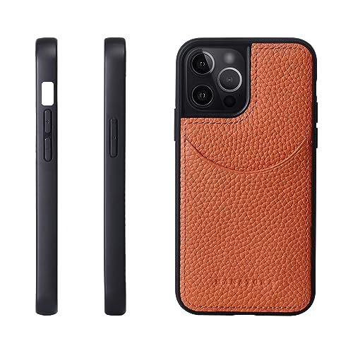 HANATORA for iPhone 15Pro �P�[�X �{�v �ϏՌ� �X�}�z�P�[�X �X�}�z �R�[�h�z���_�[ �t�� �V�������N�J�[�t���U�[ �M�t�g �}�O�l�b�g�Ȃ� �I�����W CPG-15Pro-Orange