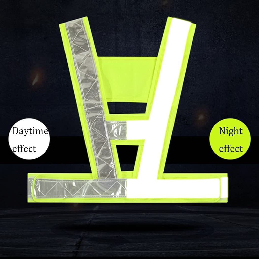 chaleco reflectante, Reflective Night Running Vest Lightweight