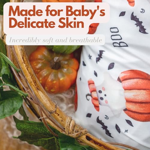 Image of Newborn Swaddle Blanket Set, Headband and Beanie
