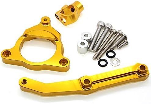 FXCNC Racing Motorcycle CNC Steering Damper Stabilizer Buffer Mounting Bracket Kit Compatible with Z800 2013-2015
