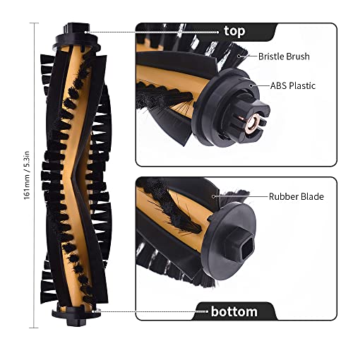 Image of Replacement Kit for Ecovacs Deebot N79 DN622 500 DC3G Robot Vacuum | Replacement Parts for N79S N79W N79se DN622.11 DN622.31, Accessories with 1 Roller Brush 3 Filter 4 Side Brushes