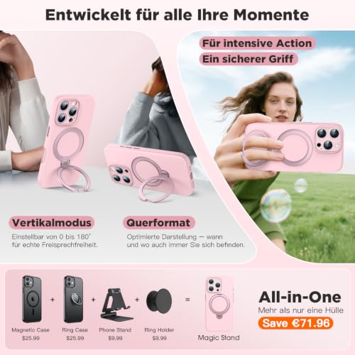 Coque iPhone 16 Pro silicone antidérapante résolvant le risque de chute du téléphone - 3