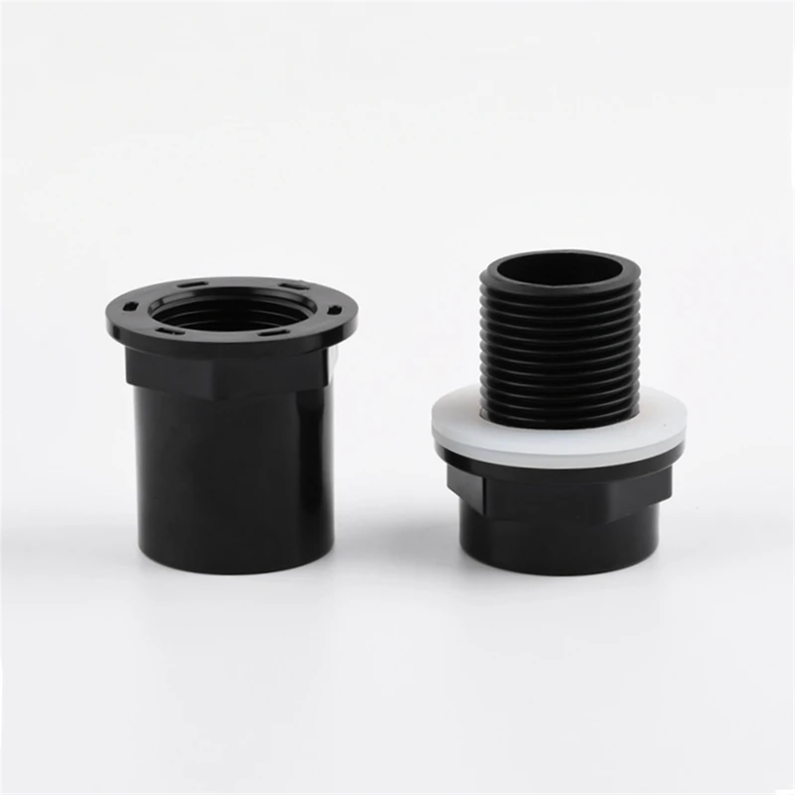 Raccord de tuyau de jardin Raccords de tuyaux en PVC épais de 20 à 50 mm, connecteurs de drainage for aquarium, adaptateurs de tuyaux en PVC for drainage de jardin, raccords de tuyaux d'alimentation e