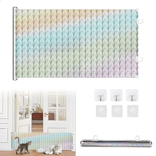 Cancelletto per Cani, Cancelletto Estensibile, Porta di Sicurezza per Animali Domestici, Cancelletto di Protezione per Porte, Adatto per Gatti e Cani, 40 X 125 cm
