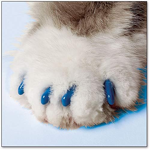 Miniatura 3 de Soft Claws tapones azules de uñas para gatos M Azul
