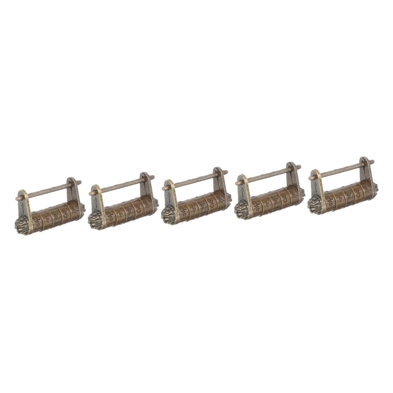 Cadenas antique en zinc pour remplacer un loquet usé de meuble vintage
