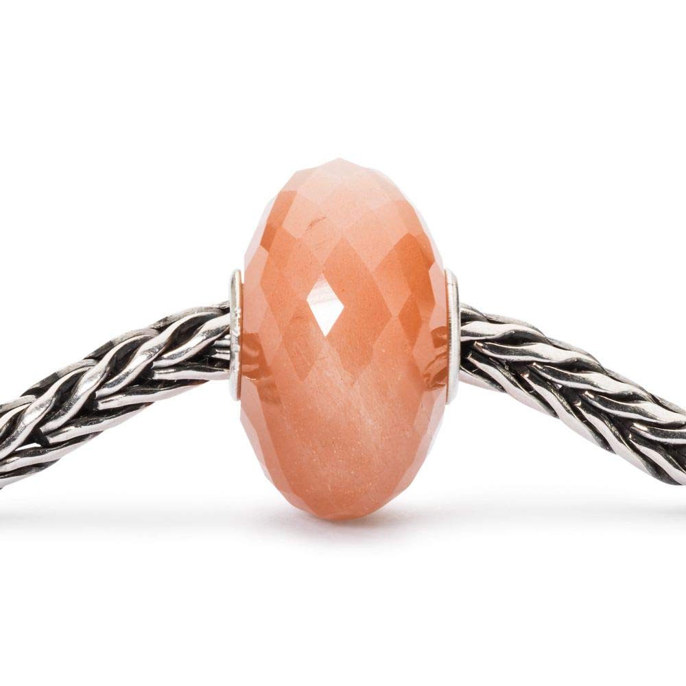 Trollbeads Damen-Bead Roter Mondstein 925 Silber - TSTBE-20022