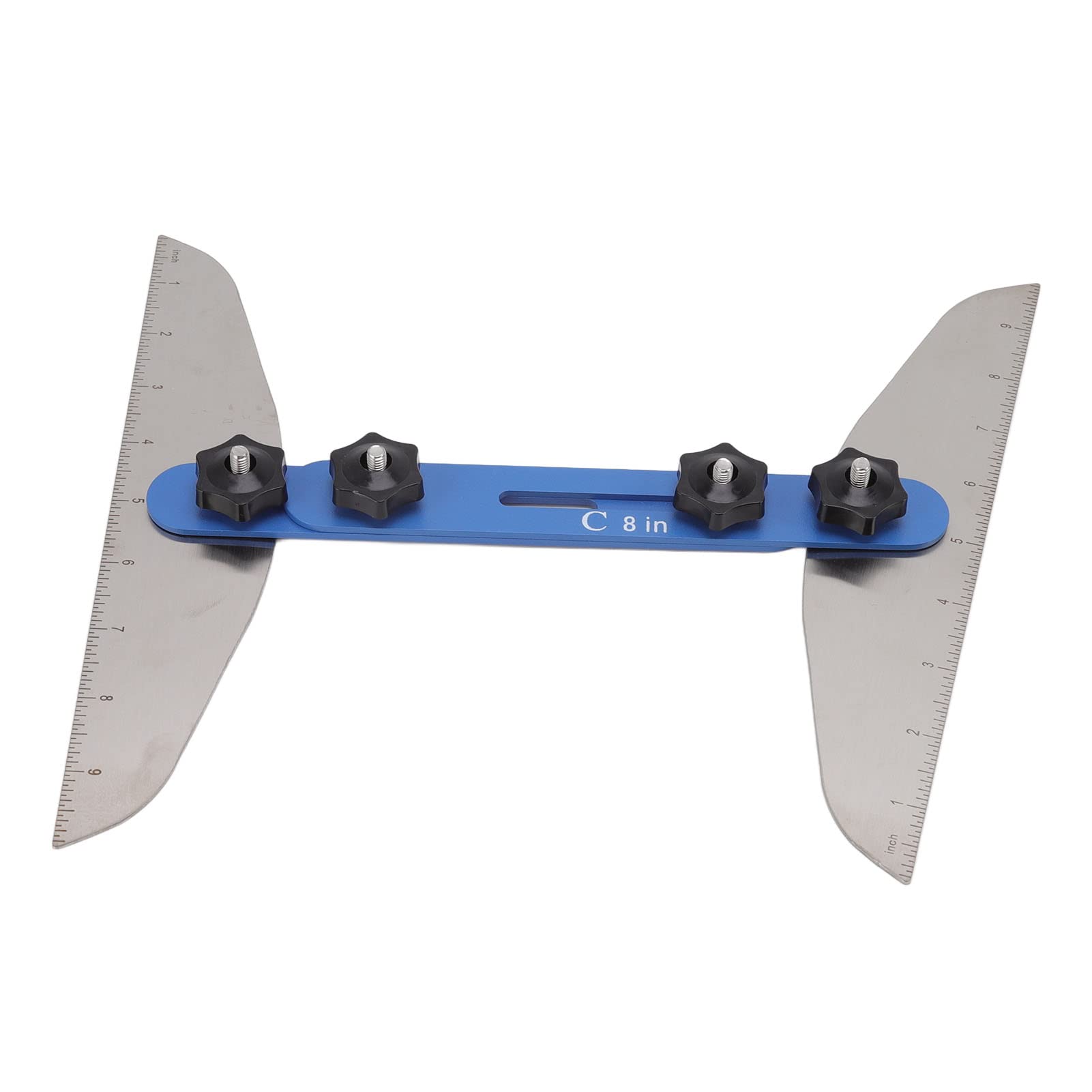 Yosoo Health Gear Calibro per Gradini per Scale, Strumento di Misurazione per Scale in Acciaio Inossidabile, Angolo Regolabile, Resistente Alla Corrosione, Ad Alta Precisione, per, Alzate, Ripiani,