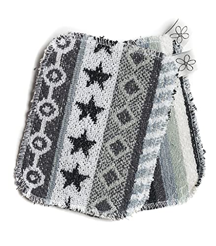 Image of Skoy Bundle, 2-Pack Skoy Scrub, and 4-Pack Skoy Swedish Dishcloth, Reusable Cleaning Products for Kitchen and Household, Planet-Friendly, Dishwasher Safe Soft Scrub, Monochromatic Colors