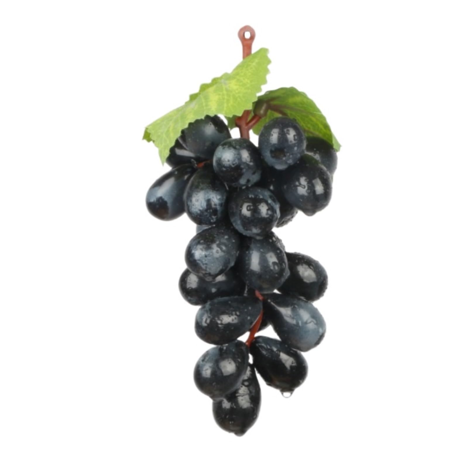 CVdrtyED Reusable Artificial Fruit Display 4 Bunches Of Artificial Plastic Fake Grapes With Vine Garland For Decoration Kitchen Ornaments(Black)