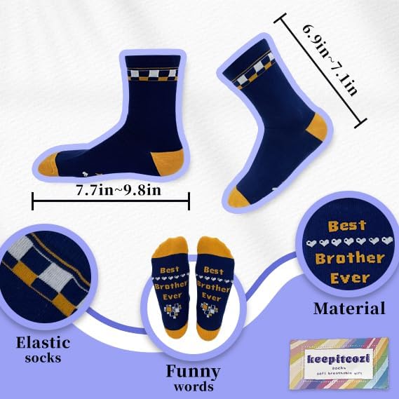 Gift Idea for Him Her- Funny Socks Gifts for Sister Daughter Son Brother Mom Boys Girls - Image 3