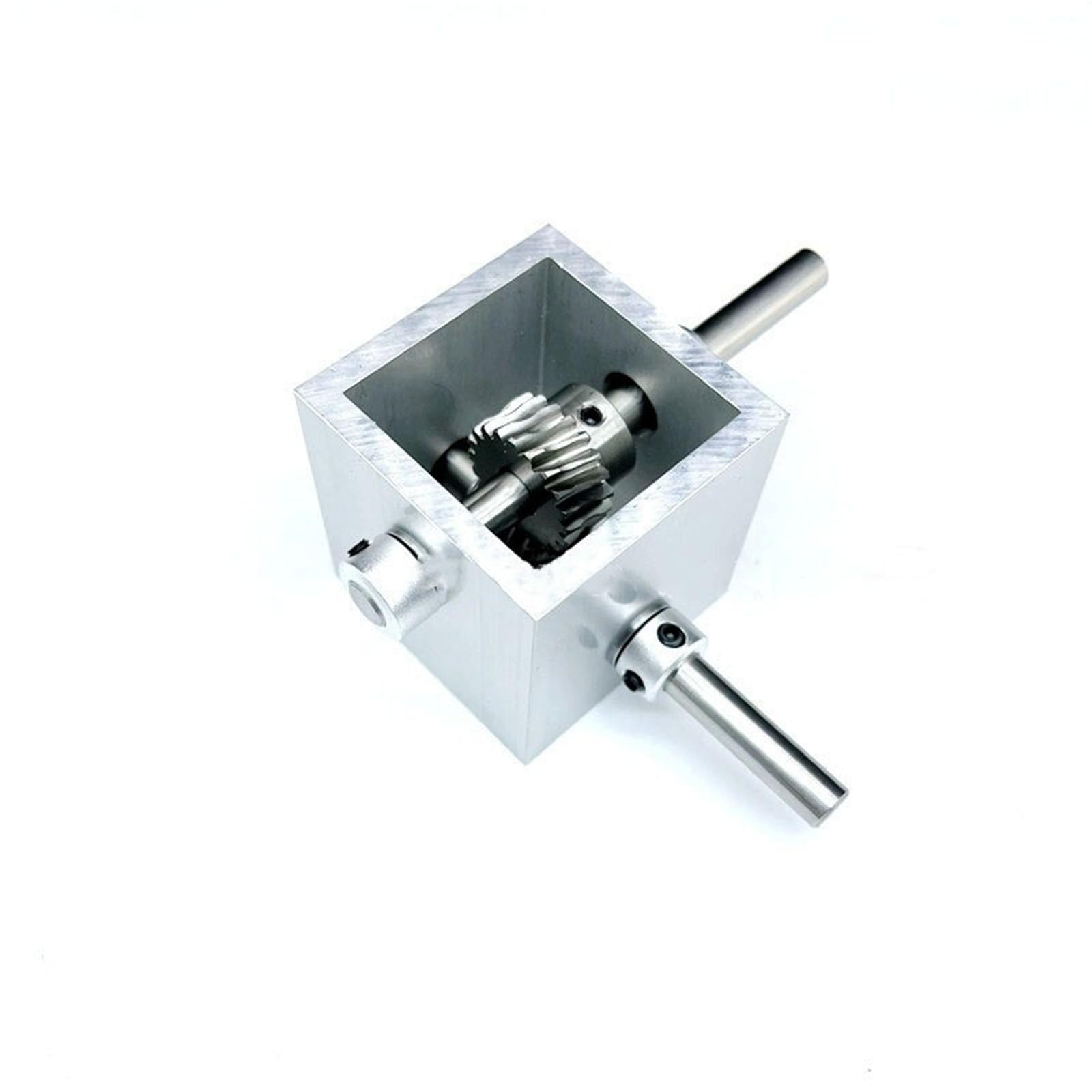 Gearbox 1 to 5 Small Worm Gearbox Right Angle Reversing Gearbox 8mm Shaft Angle Reducer Commutator No Self Locking Steering Direction