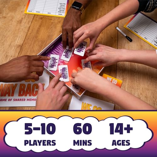 Juego de mesa We Go Way Back para adultos y familia miniatura 2