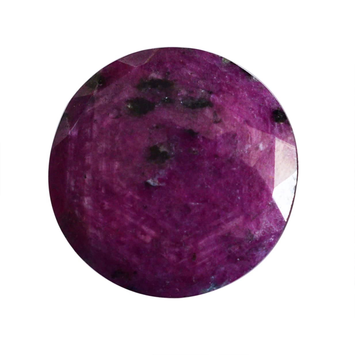 RAVISHINGGEMS Beautiful Natural Ruby Zoisite Cabochon, Size 23x23x4 MM, Faceted Cut, Jewellery Making, Stone for Pendant, Ruby in Zoisite,24675
