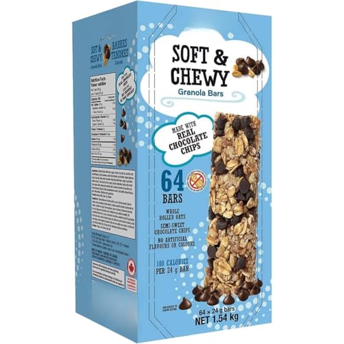 Signature Soft & Chewy Granola Bars, Delicious, Nutritious Snack, 0.85 oz Per Bar, 64 Count (Pack of 2)