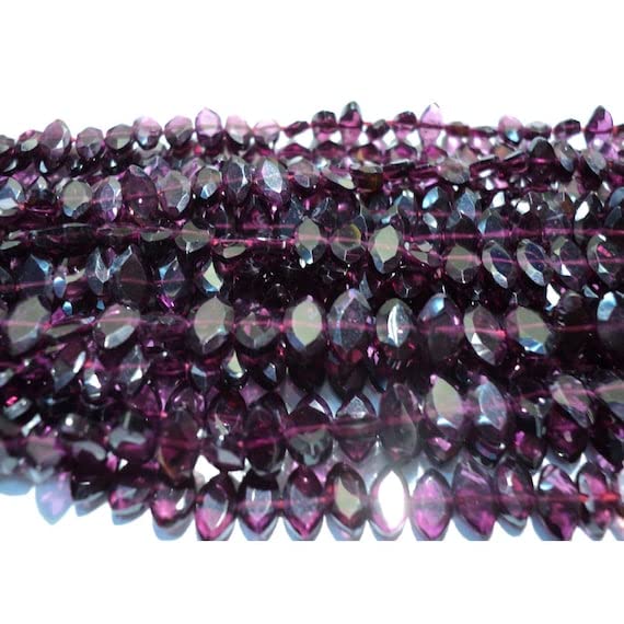 Grenat marquise perles LKBEADS 6.5mm : fini les fils trop courts pour vos colliers de 14 pouces