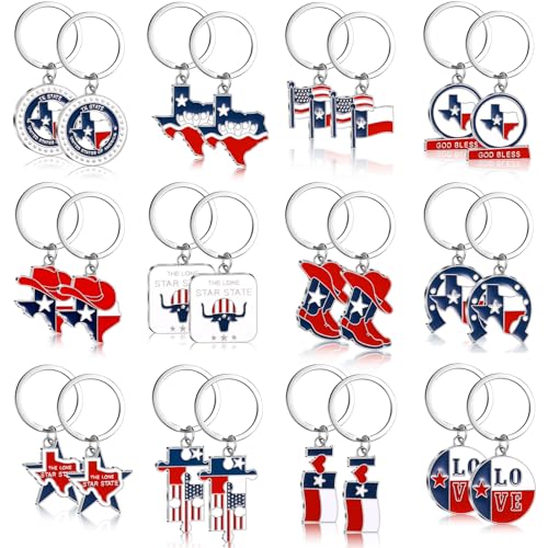 Landical Texas Metal Keychain Gifts and Souvenirs Lone Star State Map Shaped Keychain God Bless Texas Souvenirs