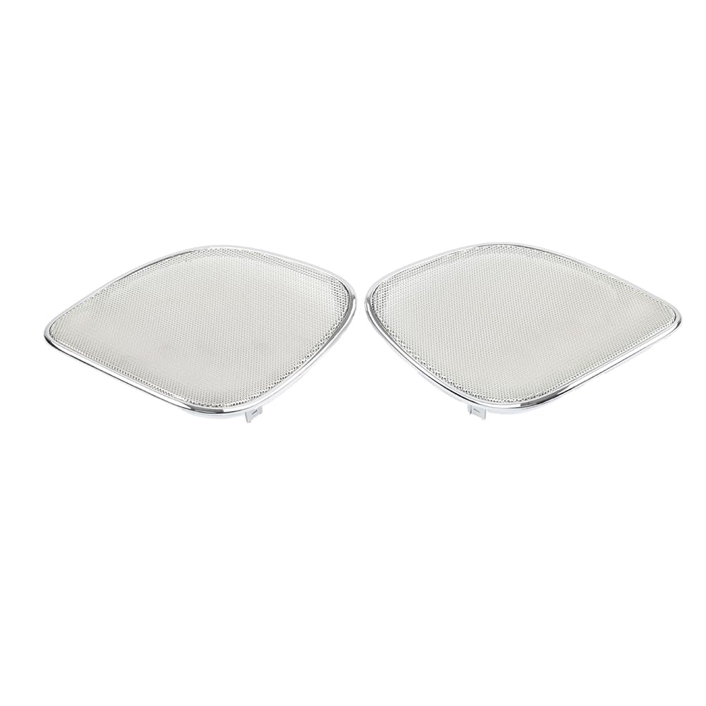 Bacar 2 Pcs Metal Inner Mesh + ABS Outer Grille Front Fairing Mesh Covers Speaker Grills XJ52-EC-8S5Z for Harley Davidson Road Glide FLTRX 15-2023