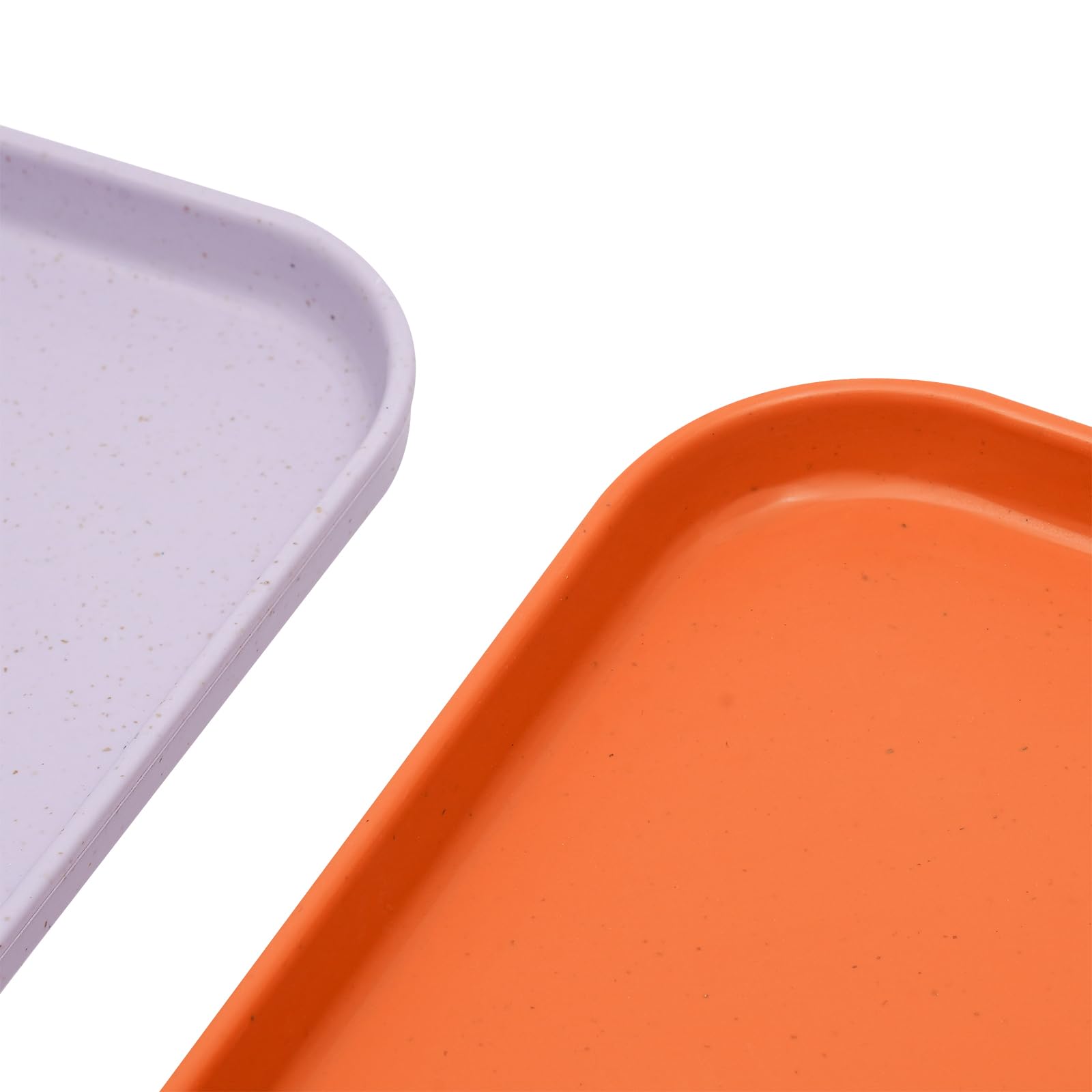 Vassoi da servizio, rettangolari, per fast food, 20 piatti da portata, in plastica, per cucina, picnic, feste