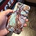 iPhone7 Plus Case, Only AUTHORIZE OMORRO New Fashion Splicing Geometric Joint Marble Rock Stratum Stone Section Texture Print Ultrathin Anti-Scratch Protect Cover Case For Apple iPhone 7Plus Red