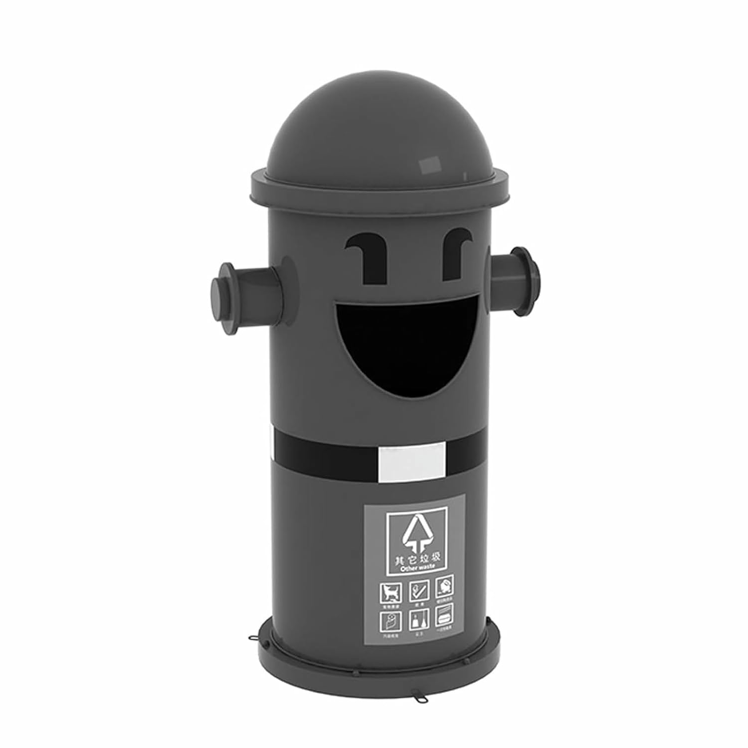 Fire Hydrant Trash can,Outdoor Commercial Trash can with lid