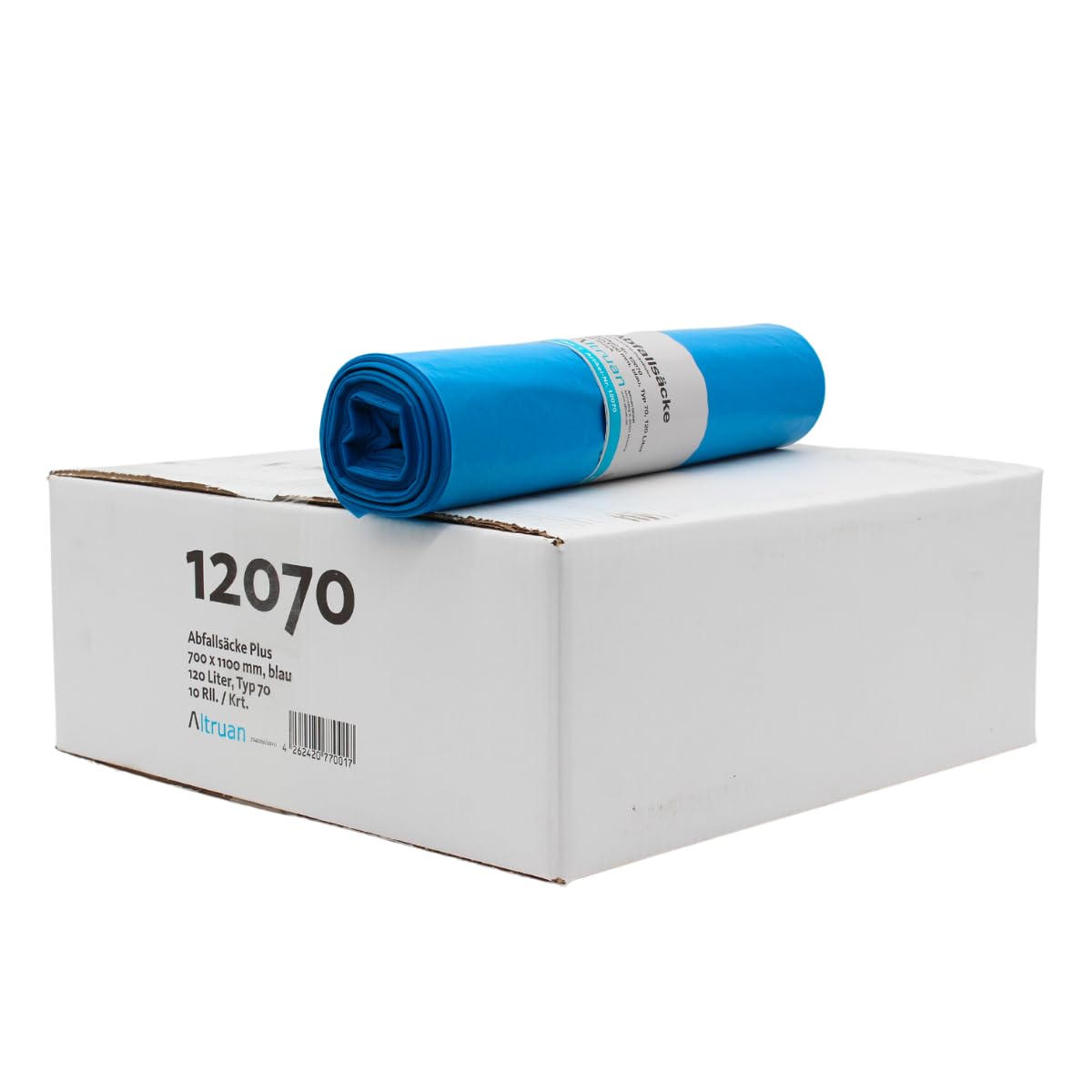 Sacchi Borsa della Spazzatura Altruan 120 Litri di Tipo 70, 12070 Premium, Blu