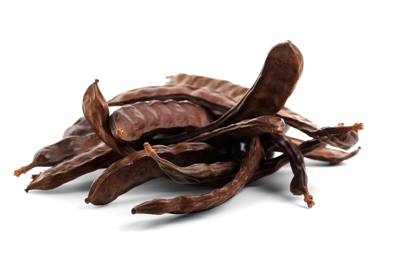 250g Baccelli di Carruba Interi | Carruba Essiccata | Carruba Intera dal Sapore e Aroma Intensi – 100% Naturale, Pura e Senza Additivi | TazarinLtd