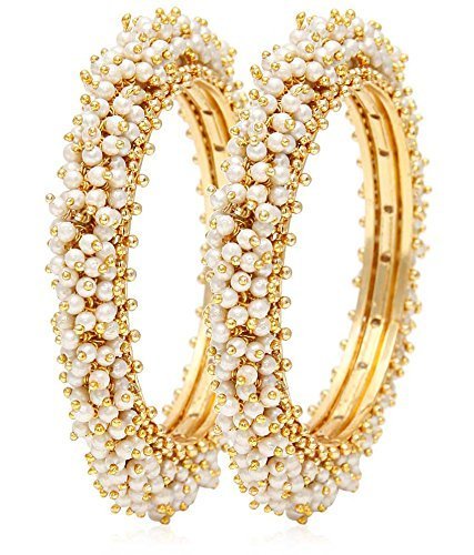 See full amazon price history chart for Anwar Jewellery Traditional Pearl Studded Gold Plated Bangles for Women and Girls (L(2/8)) Anwar Jewellery Traditional Pearl Studded Gold Plated Bangles for Women and Girls (L(2/8)) (B0BSQQJS77) Amazon Price History, Amazon Price Tracker