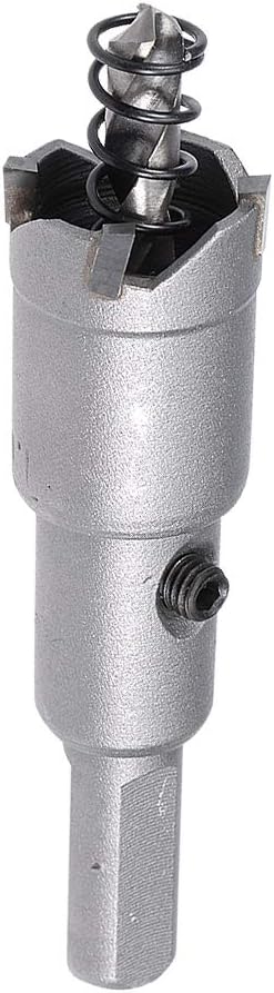 uxcell 17mm Carbide Hole Cutter, Hole Saws for 0.5mm-3mm Stainless Steel 5mm Metal Sheet