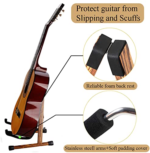 Support de sol en bois pour guitare, acoustique, électrique, cadre en A, pliable, réglable pour basse, violoncelle… - Les Beatles, Paul McCartney, John Lennon, RIngo Starr, George Harrison Support de sol en bois pour guitare, acoustique, électrique, cadre en A, pliable, réglable pour basse, violoncelle… – Image 4