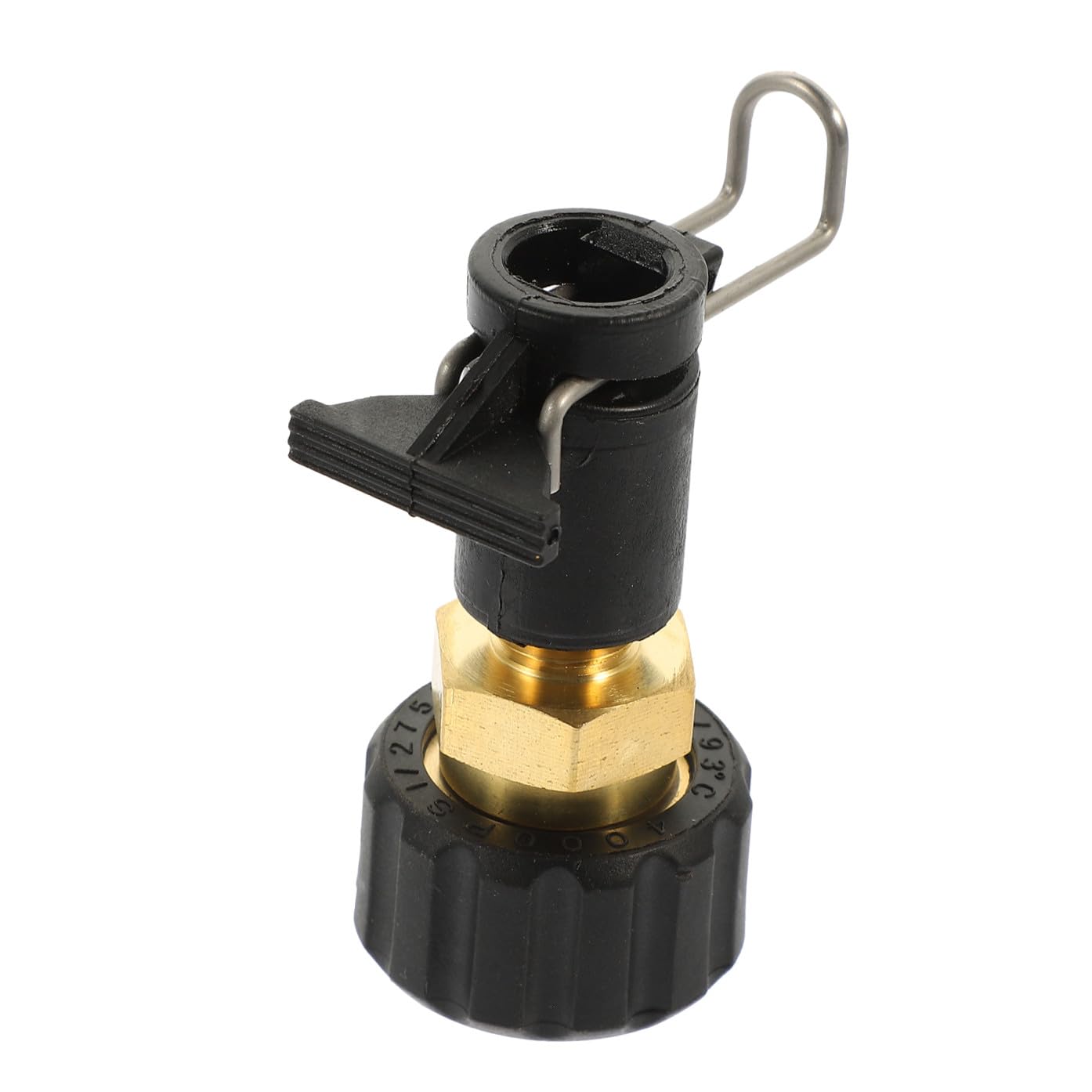 Kisangel 3 Piezas Adaptador de Conector Rápido de Latón para Manguera de Lavadora a Presión Compatible con Rociadores de Alta Presión Instalación y para Limpiar Coches Pisos y Paredes