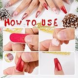 Zoom IMG-2 bofunx 48pcs unghie finte natale Zoom IMG-2 bofunx 48pcs unghie finte natale