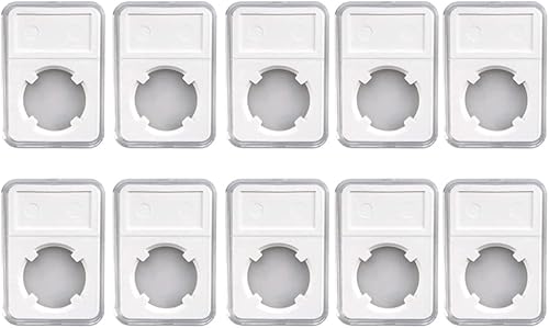 Paquete de 10 soportes protectores de monedas de 0.748 in para caja de colección de grado NGC PCGS