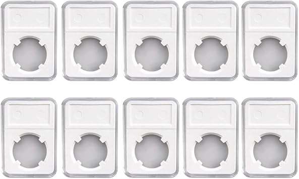 10Pack Holder Protector Coin Display Slab 19MM Fit for NGC PCGS Grade Collection Box