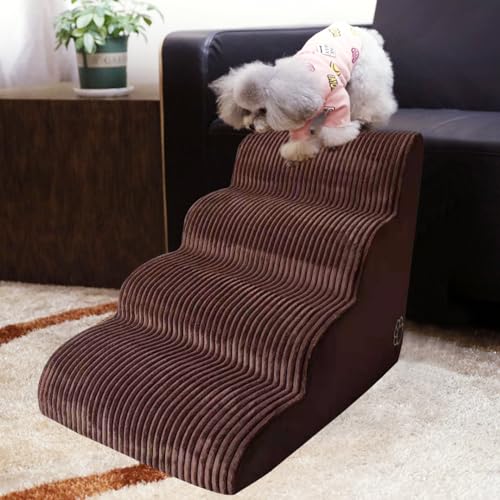 Échelle d'entraînement lavable pour chien structure mousse premium 4 marches