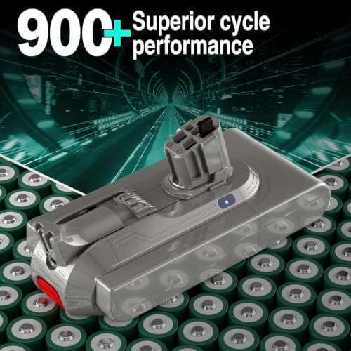Image of EGR 9000mAh V11 /V15 Battery Replacement Compatible with Dyson Click-in Installation for Extra /Absolute /Animal /Torque /Drive /Outsize /V11 /V15 /SV15 /SV22 /970425-01 Vacuum (Not for Screw-in Models)