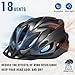 Zacro Adult Bike Helmet Lightweight for Men Women Comfort with Pads&Visor, Certified Bicycle Helmet for Adults Youth Mountain Road Biker