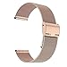 Produktbild DXFFOK Milanese Watchband 22mm Silber Edelstahlband Band Ersatz Armband für Huawei Uhr GT 2 Pro Smart Watch (Band Color : Rose Gold, Band Width : for Huawei GT2 pro)