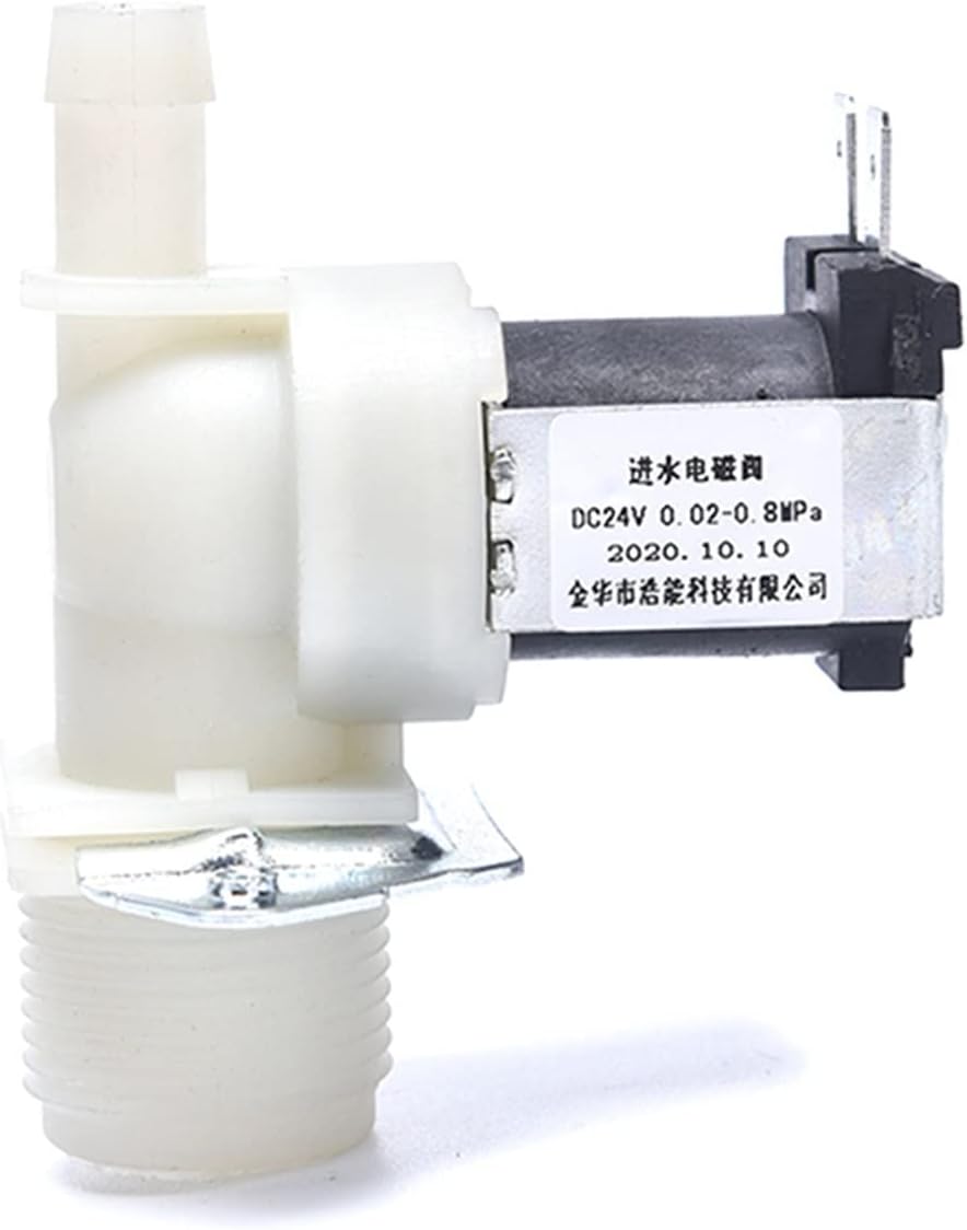 DC12V AC220V Plastic Water Electromagnetic Valve Normally Closed Water Drain Valve Electric Water Inlet Solenoid(12V)