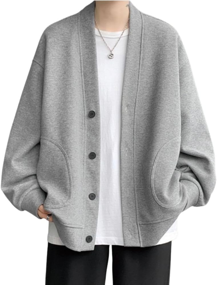 [Aaronlive] カーディガン メンズ 秋服 ジャケット 大きいサイズ コ Aaronlive] カーディガン メンズ 秋服 ジャケット 大きいサイズ コの
