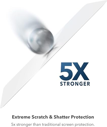 Miniatura 2 de ZAGG Invisible Shield Glass Elite - Protector de pantalla antirreflejos para Apple iPhone 14 Pro Max, protección contra roturas 5X, tecnología