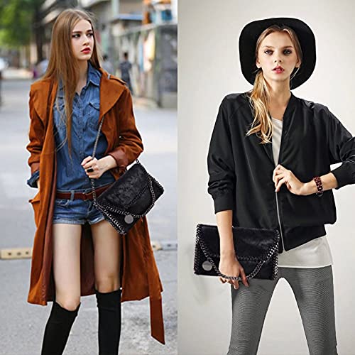 Image of Beatfull Designer Chain Shoulder Purse for Women Soft Leather Quilted Clucth Fashion Message Crossbody bag