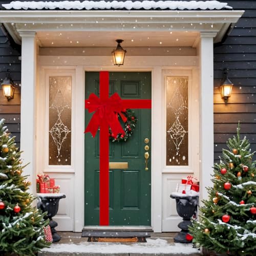Lazos de gabinete de Navidad Muzrunq para decorar la cocina en las fiestas de fin de año, 6 uds 4