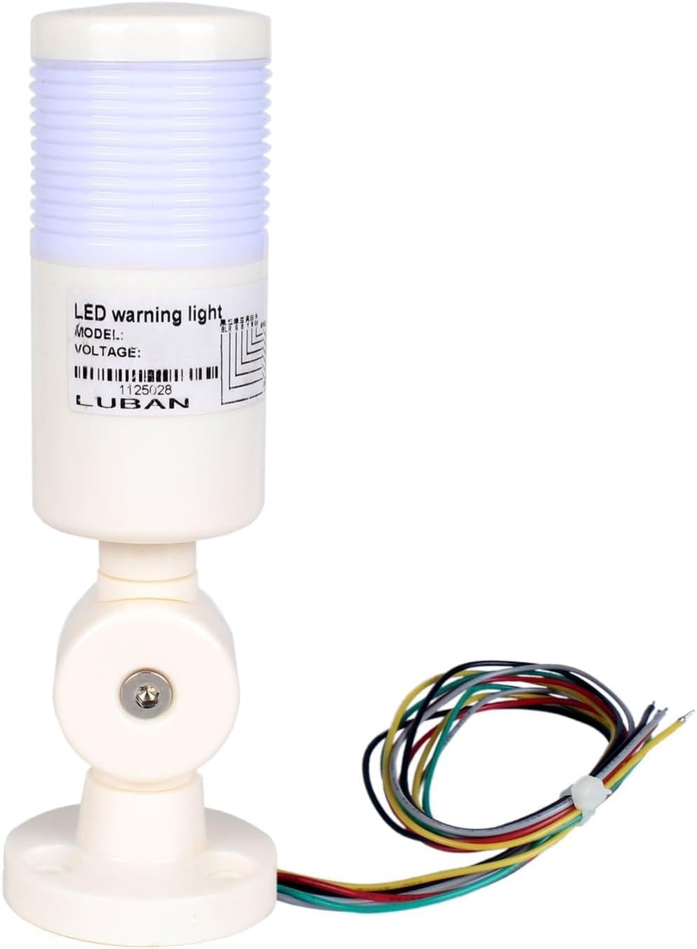 Industrial Warning Light 3 Color in 1 Layer Led Signal Steady Light Without Buzzer Rotating Base