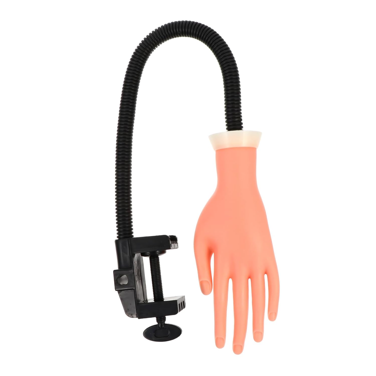 LIFKOME Flexible Diy Nail False Hand Realistic Manicure Training Tool Nail Tips